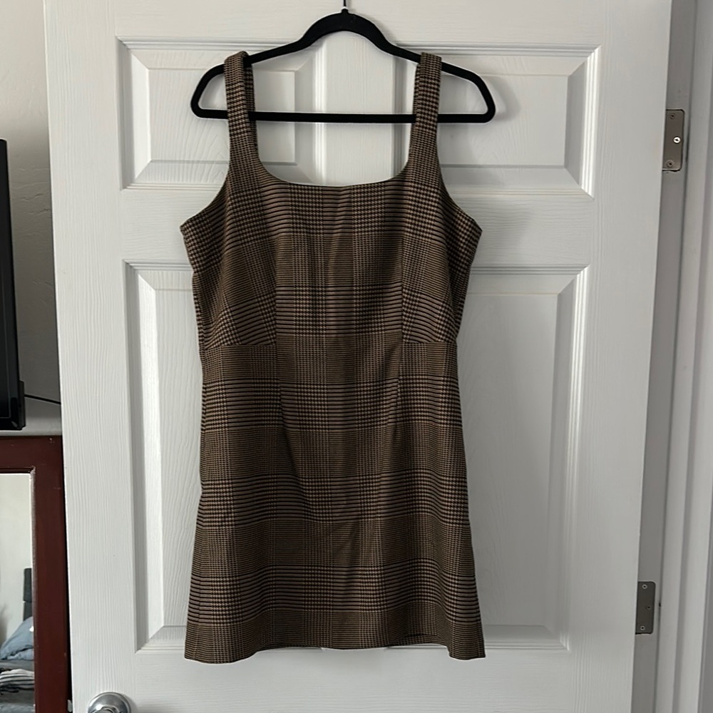 Banana Republic Brown Sleeveless Mini Dress